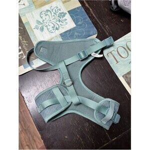 EveryYay Teal Heather Pullover Dog Harness, Medium